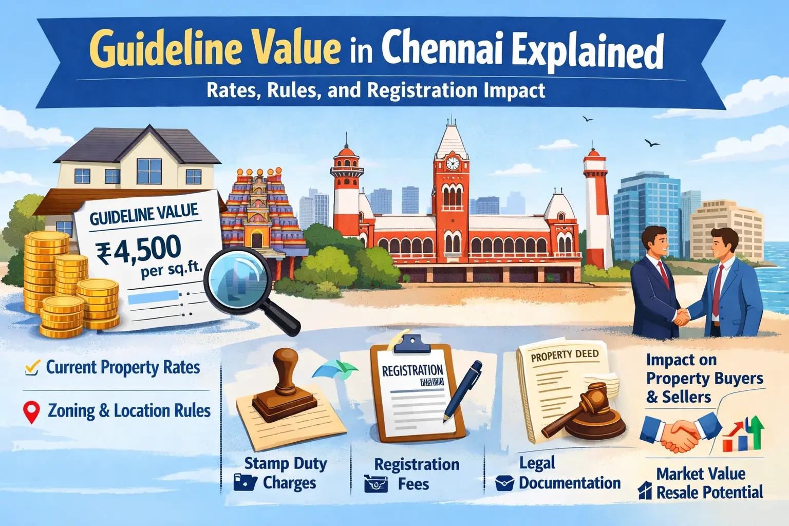 Guideline Valur in Chennai, Rates, rules and Registration Impact