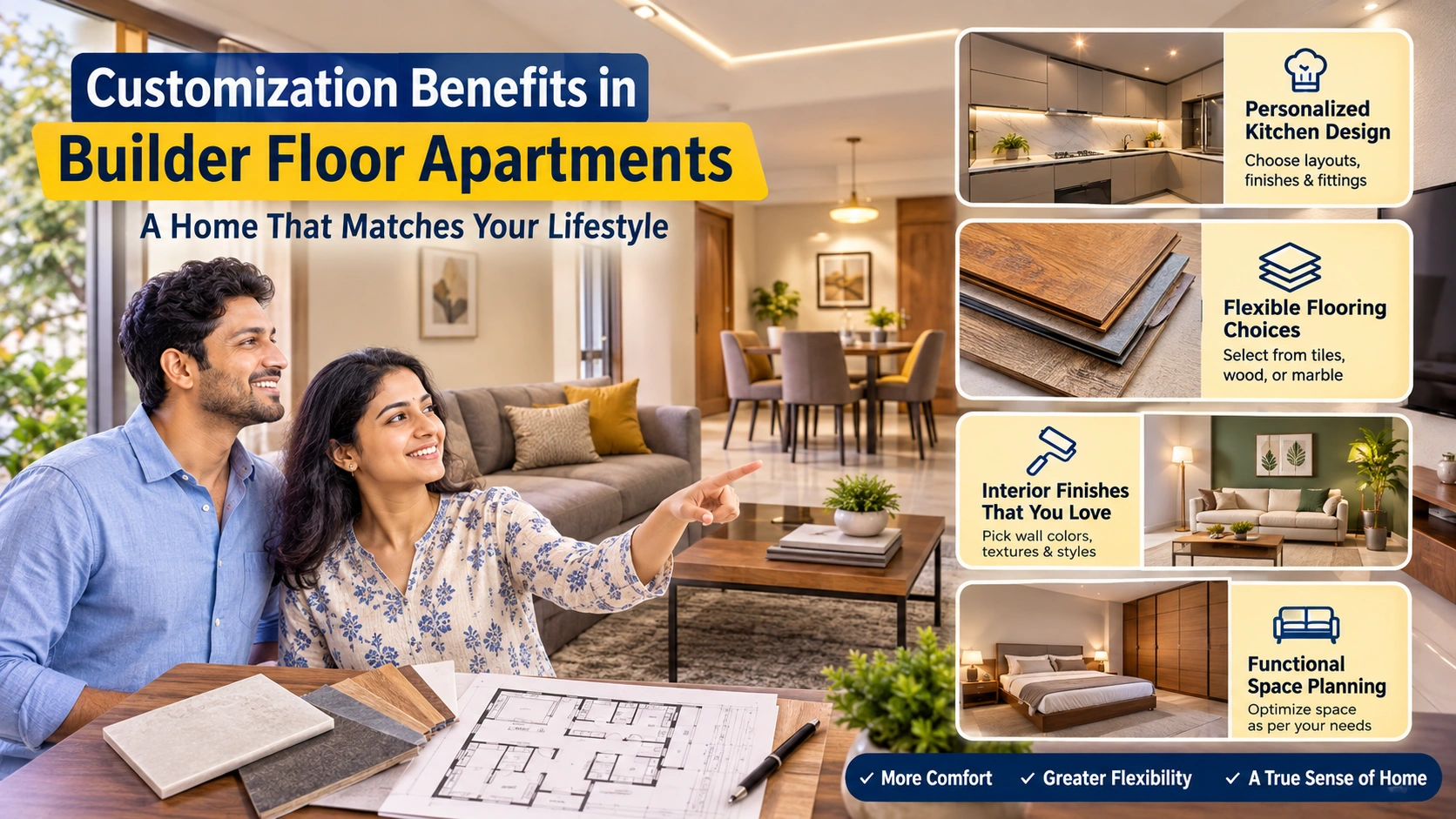 Customization Benefits in Builder Floor Apartments Complete Guide for Homebuyers