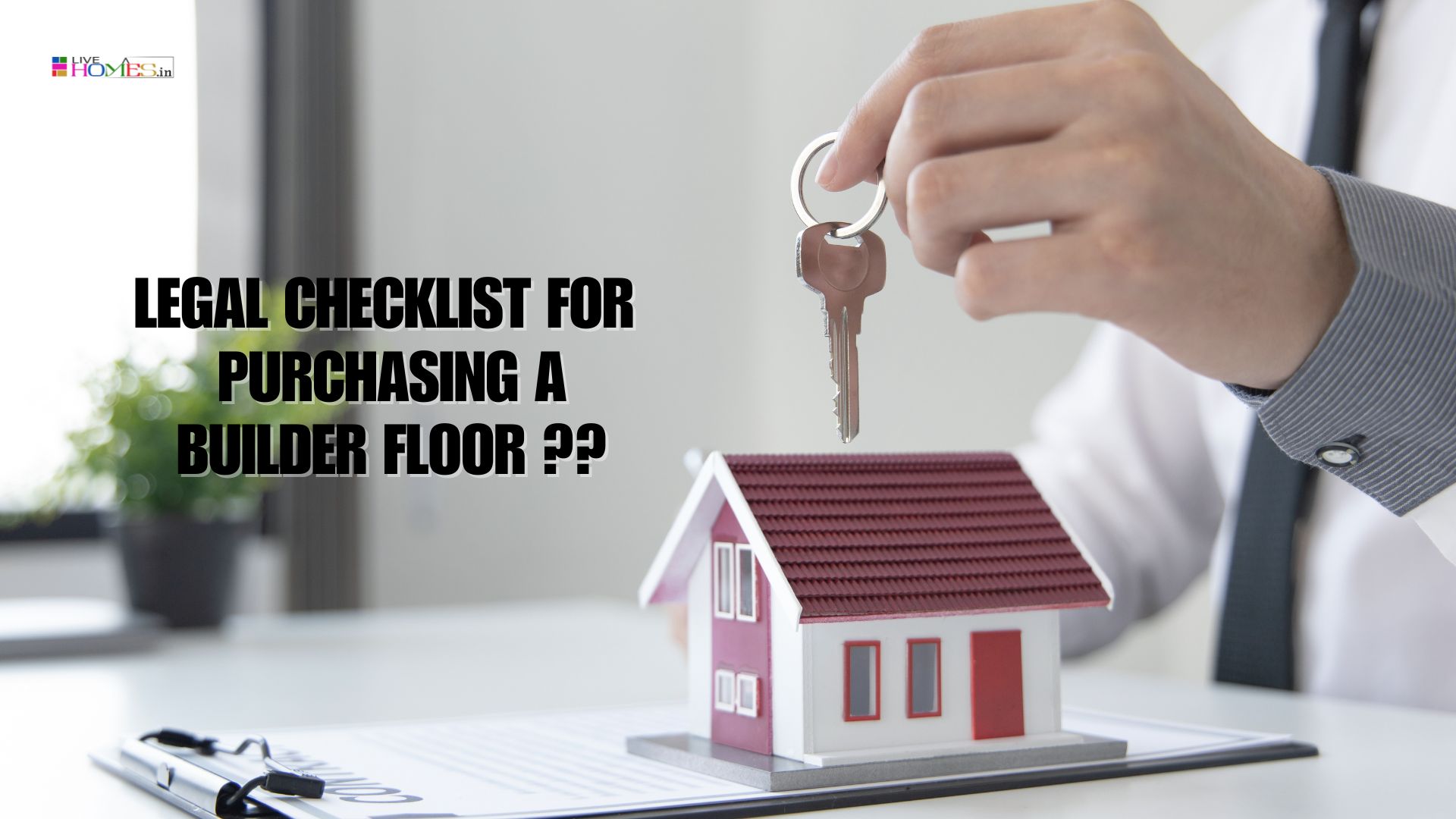 legal checklist for purchasing a builder floor