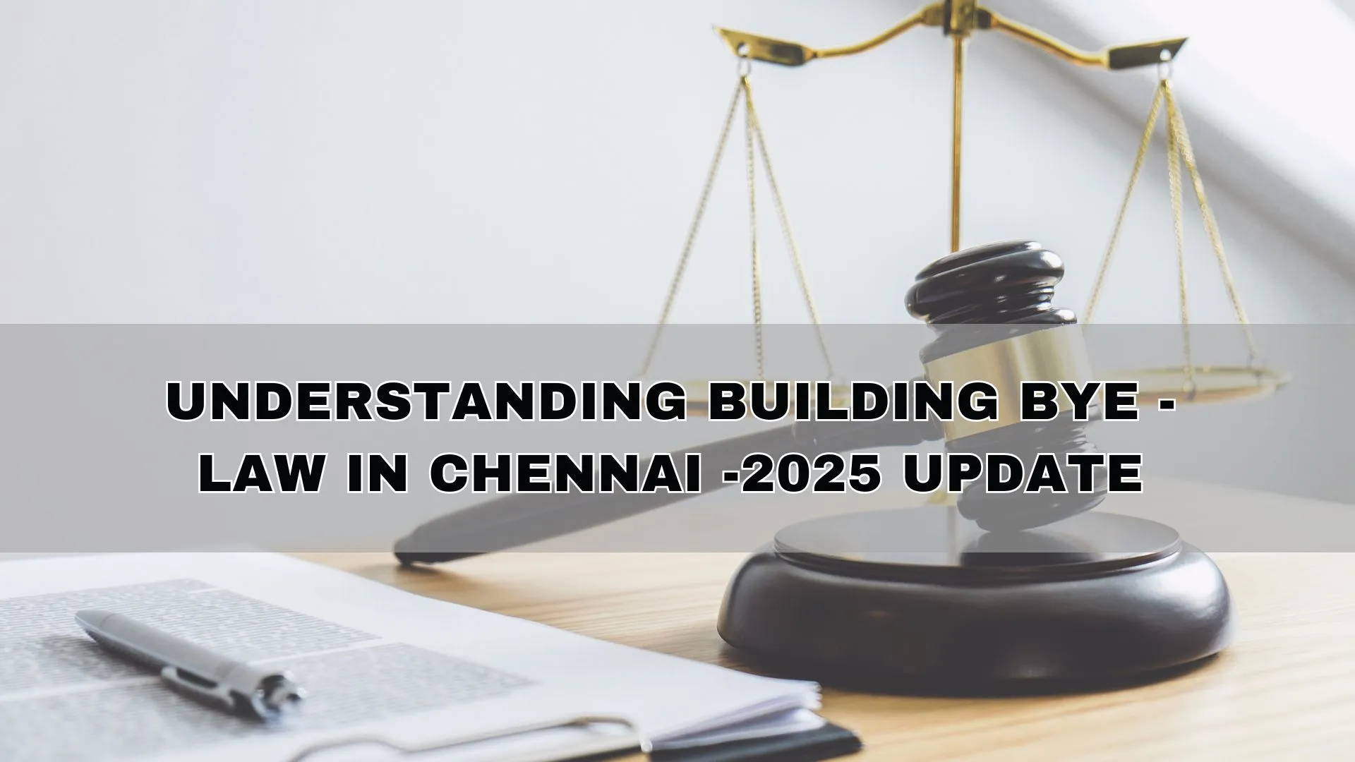 Understanding Building Bye Law in Chennai 2025 Update