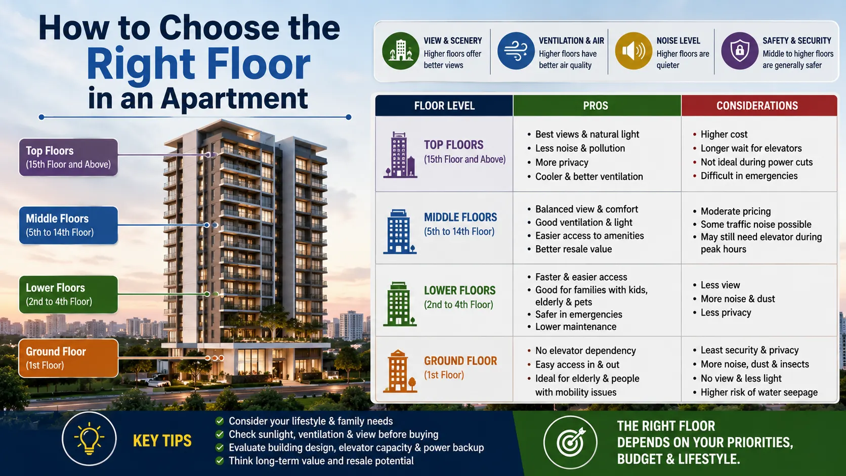 How to Choose the Right Floor in an Apartment A Complete Guide for Home Buyers 2026