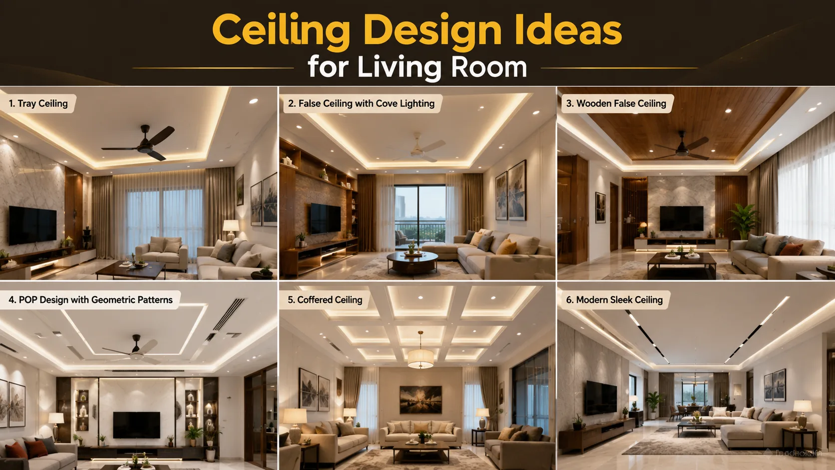 Ceiling Design Ideas for Living Room in 2026
