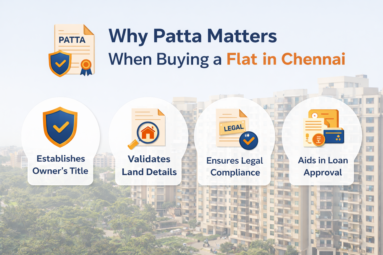Why Patta Matters When Buying a Flat in Chennai