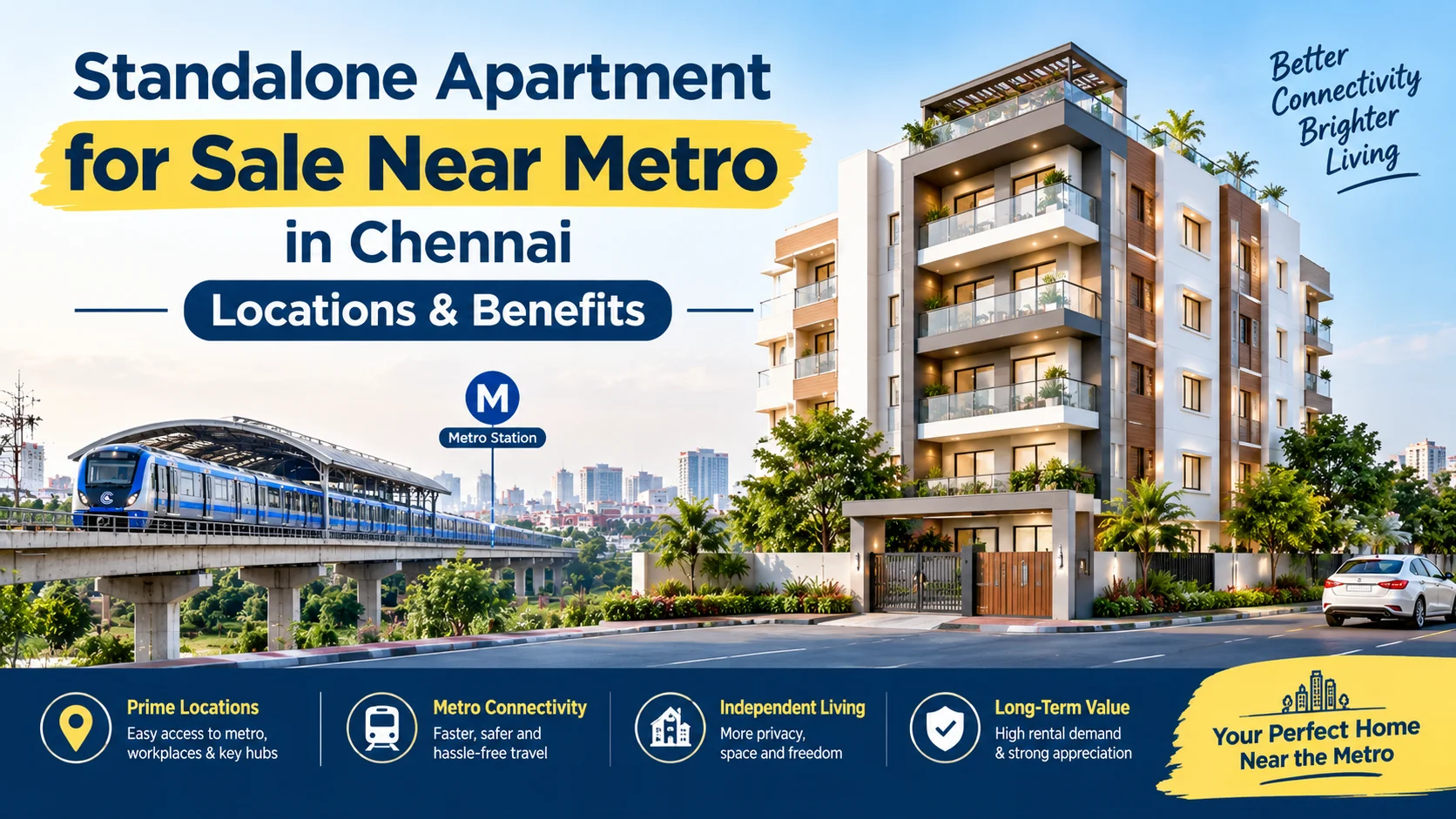 Standalone Apartment for Sale Near Metro in Chennai: Best Locations & Benefits