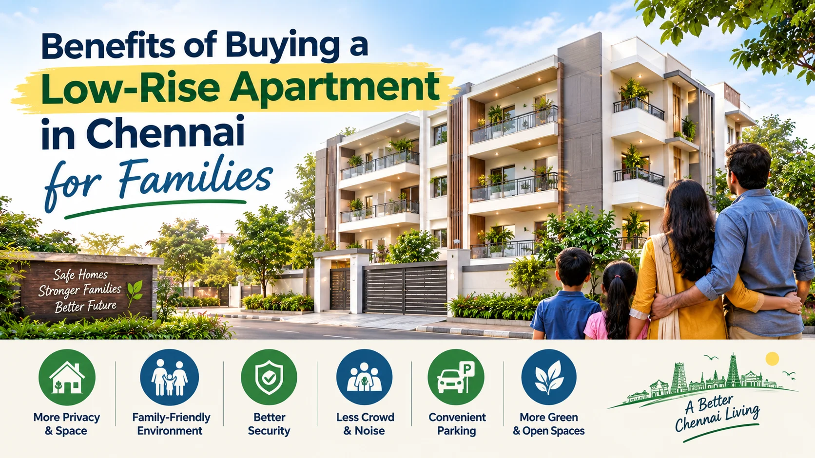 Benefits of Buying a Low Rise Apartment in Chennai for Families Complete Guide 2026