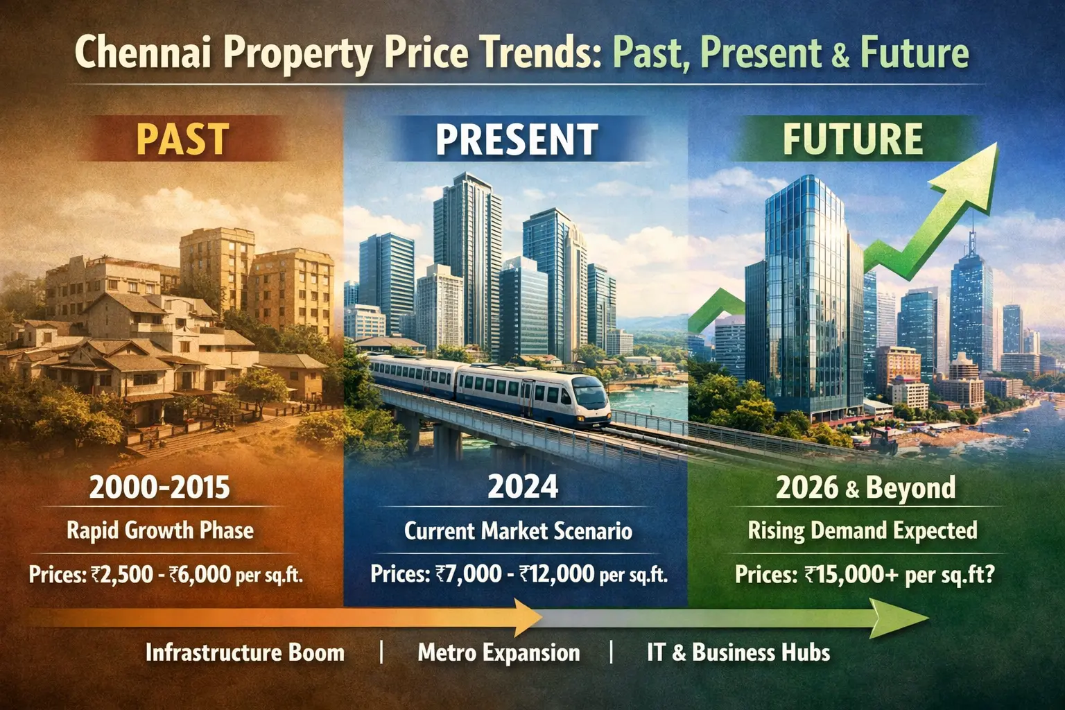 Chennai Property Price Trends In Past Present and Future