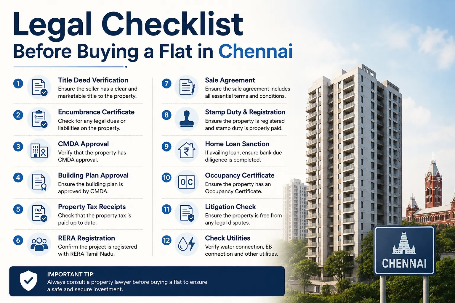 2BHK Flats Under Rs 80 Lakhs in Medavakkm Chennai