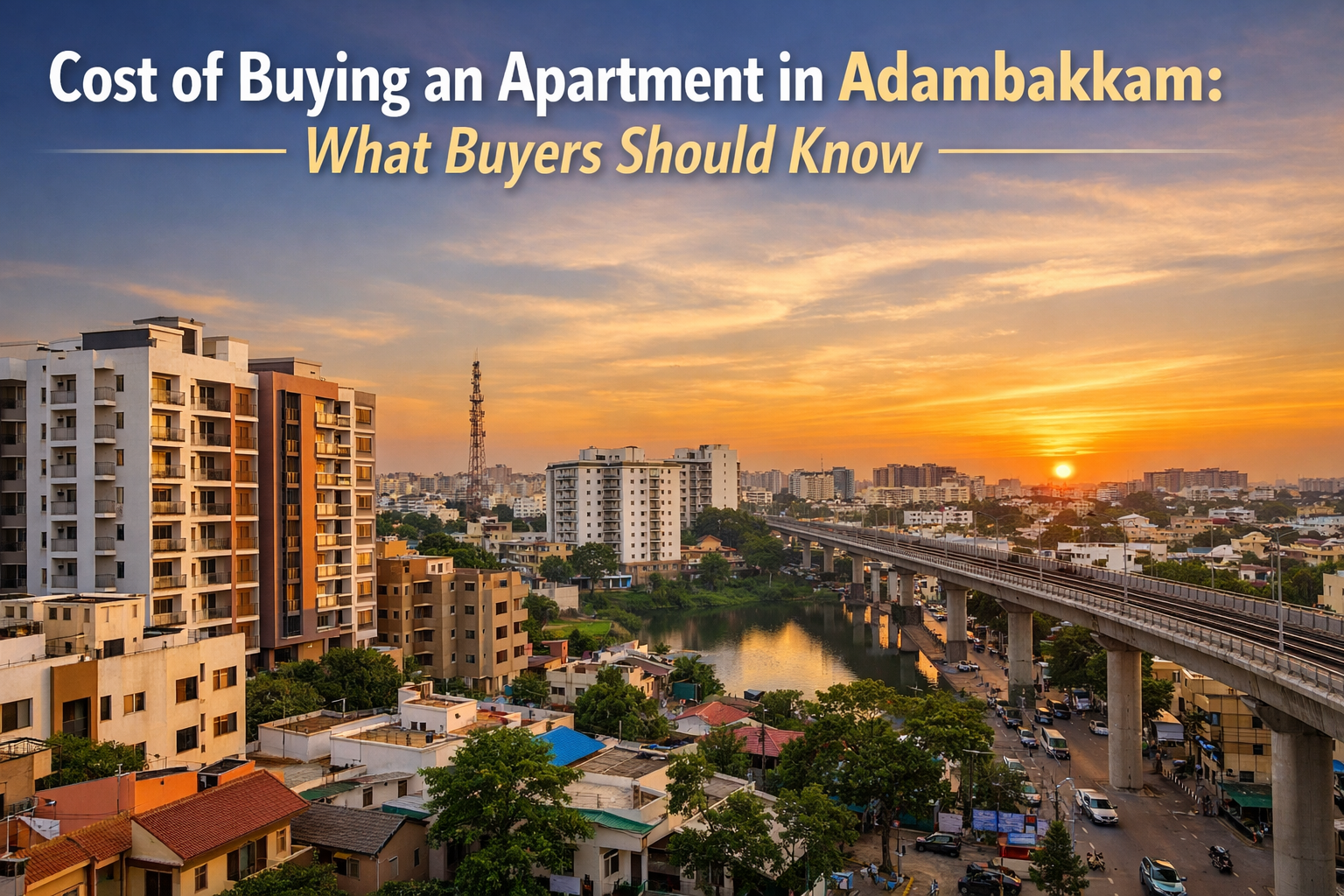 Cost of Buying an Apartment in Adambakkam What Buyers Should Know