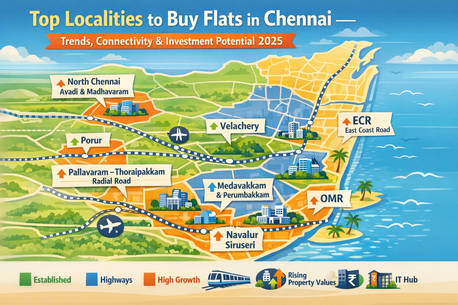 Top Localities to Buy Flats for Sale in Chennai Trends Connectivity and Investment Potential