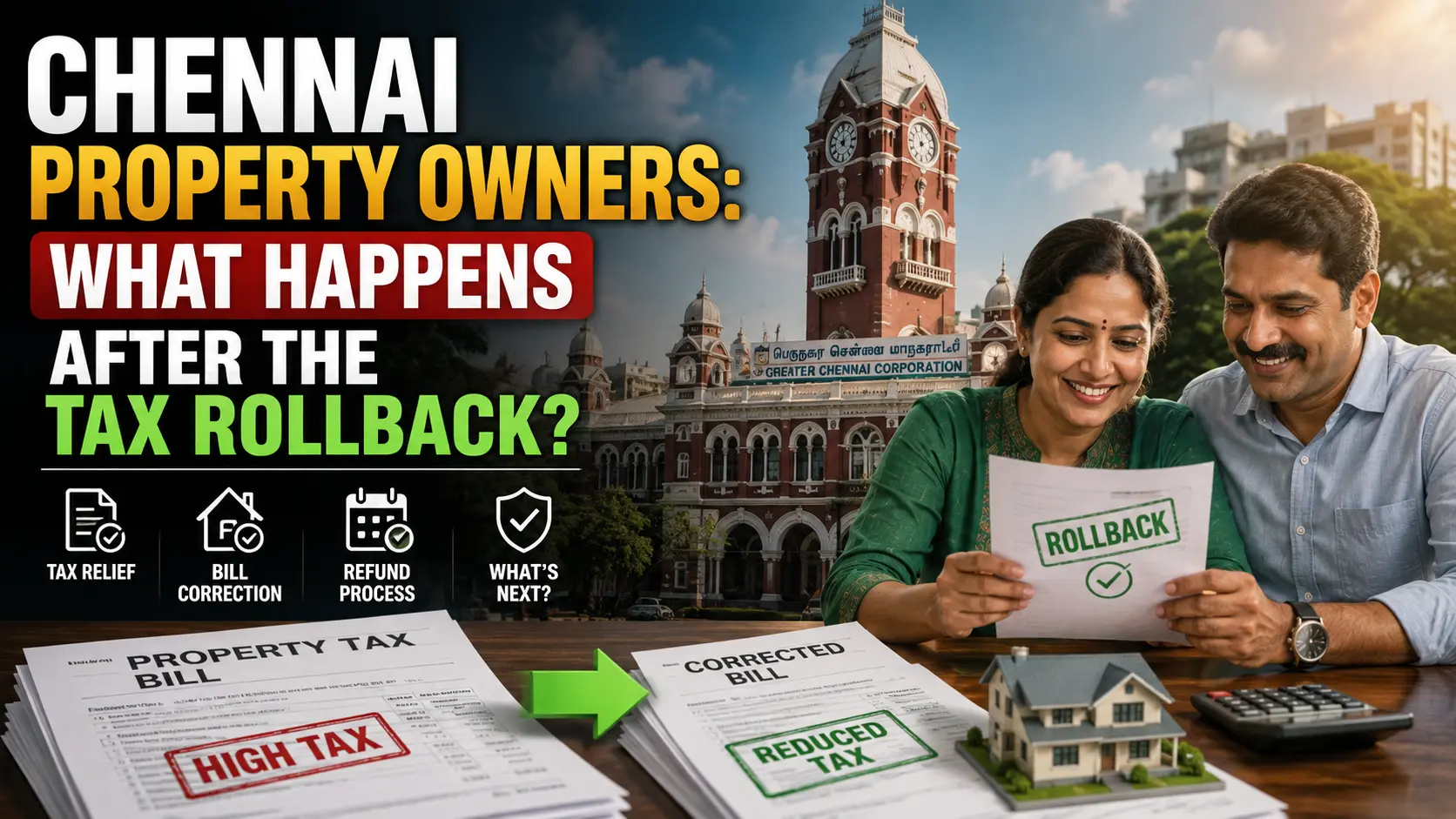 Chennai Property Owners What Happens After the Tax Rollback
