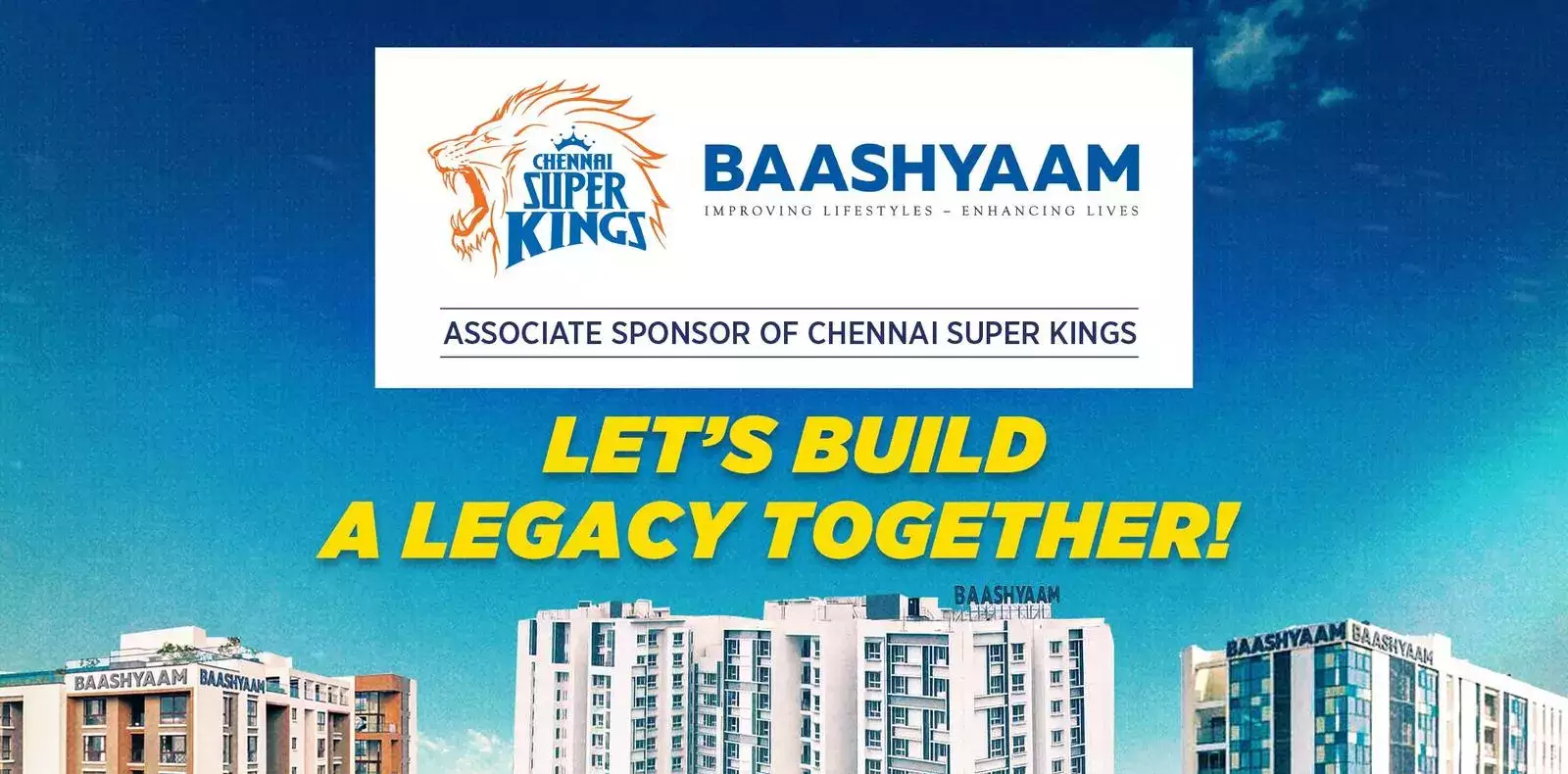 Construction Company Signs on as Associate Sponsor for Chennai Super Kings