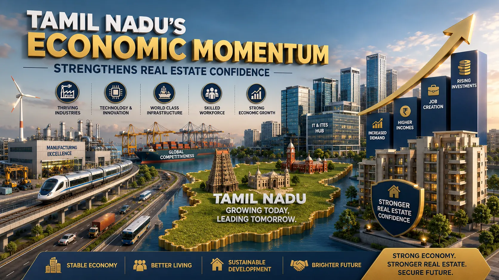 Tamil Nadu’s Economic Momentum Strengthens Real Estate Confidence