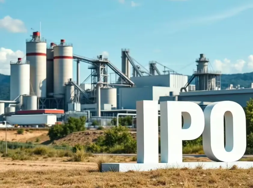 An initial public offering IPO of a cement company was fully subscribed on the third day of bidding.