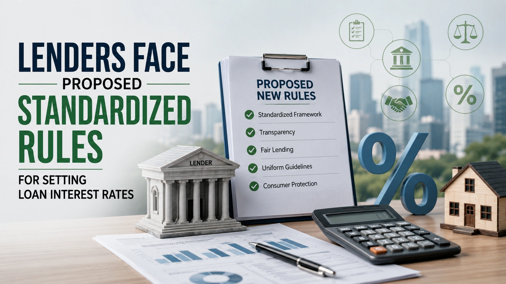 Lenders Face Proposed Standardized Rules for Setting Loan Interest Rates