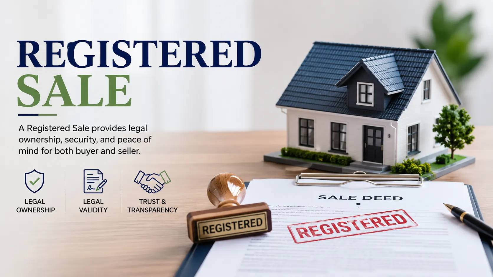 Registered Sale Deed Has Highest Legal Sanctity