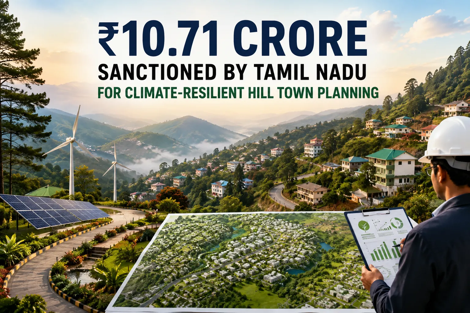Tamil Nadu Approves Rs 10.71 Crore for Climate Resilient Hill Town Master Plans