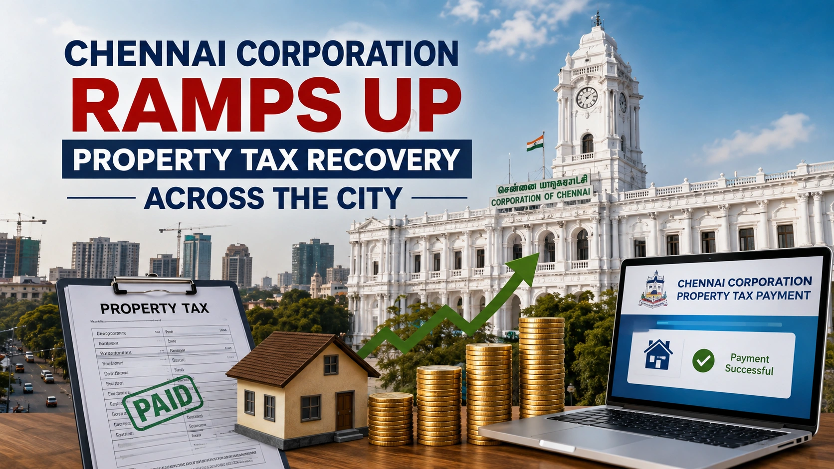 Chennai Corporation Ramps Up Property Tax Recovery Across the City