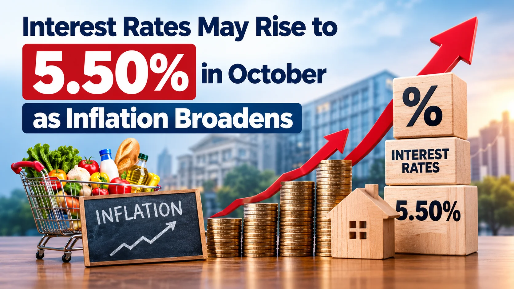 Interest Rates May Rise to 5.50 percentage in October as Inflation Broadens