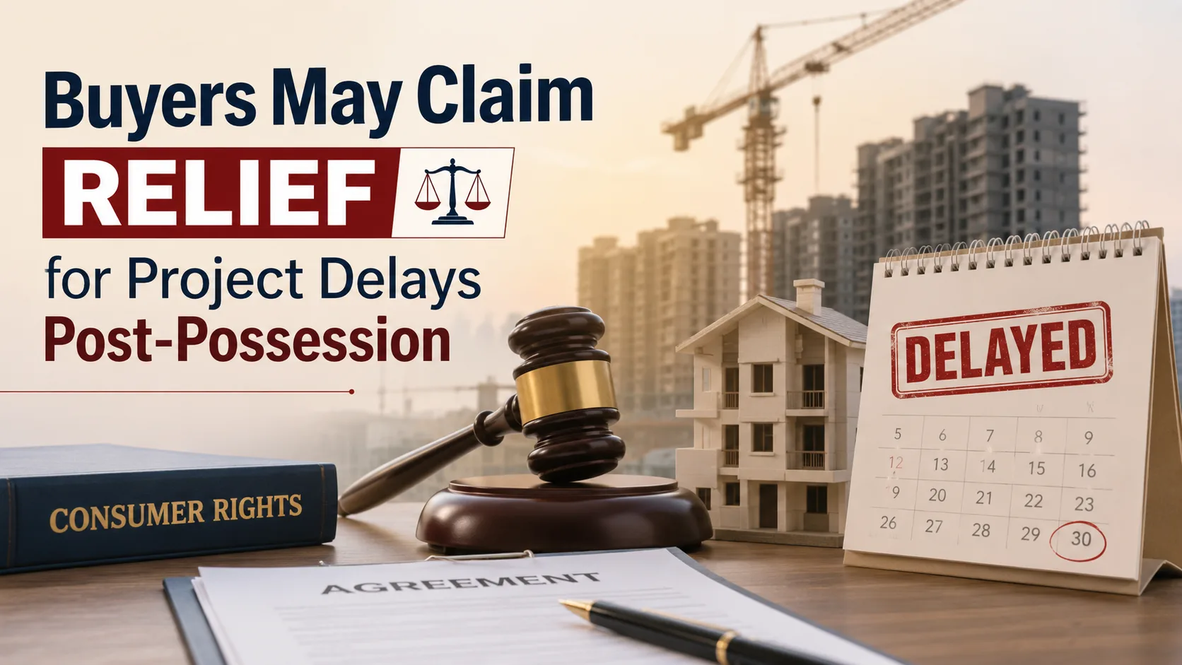 Buyers May Claim Relief for Project Delays Post Possession