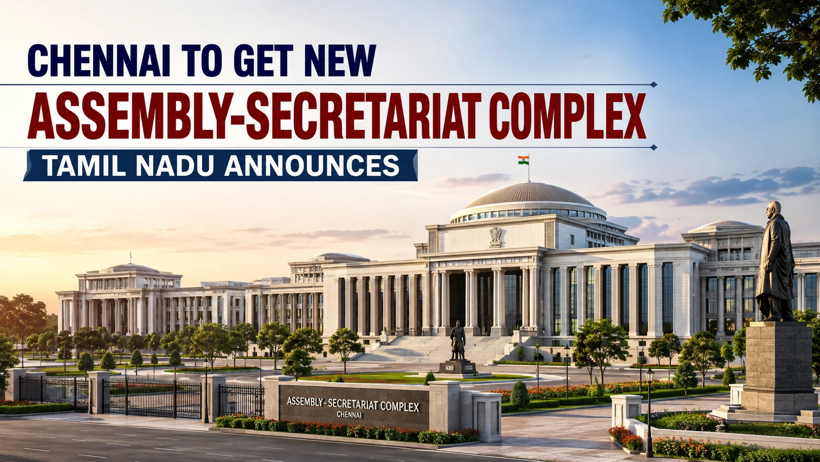 Chennai to Get New Assembly Secretariat Complex: Tamil Nadu Announces