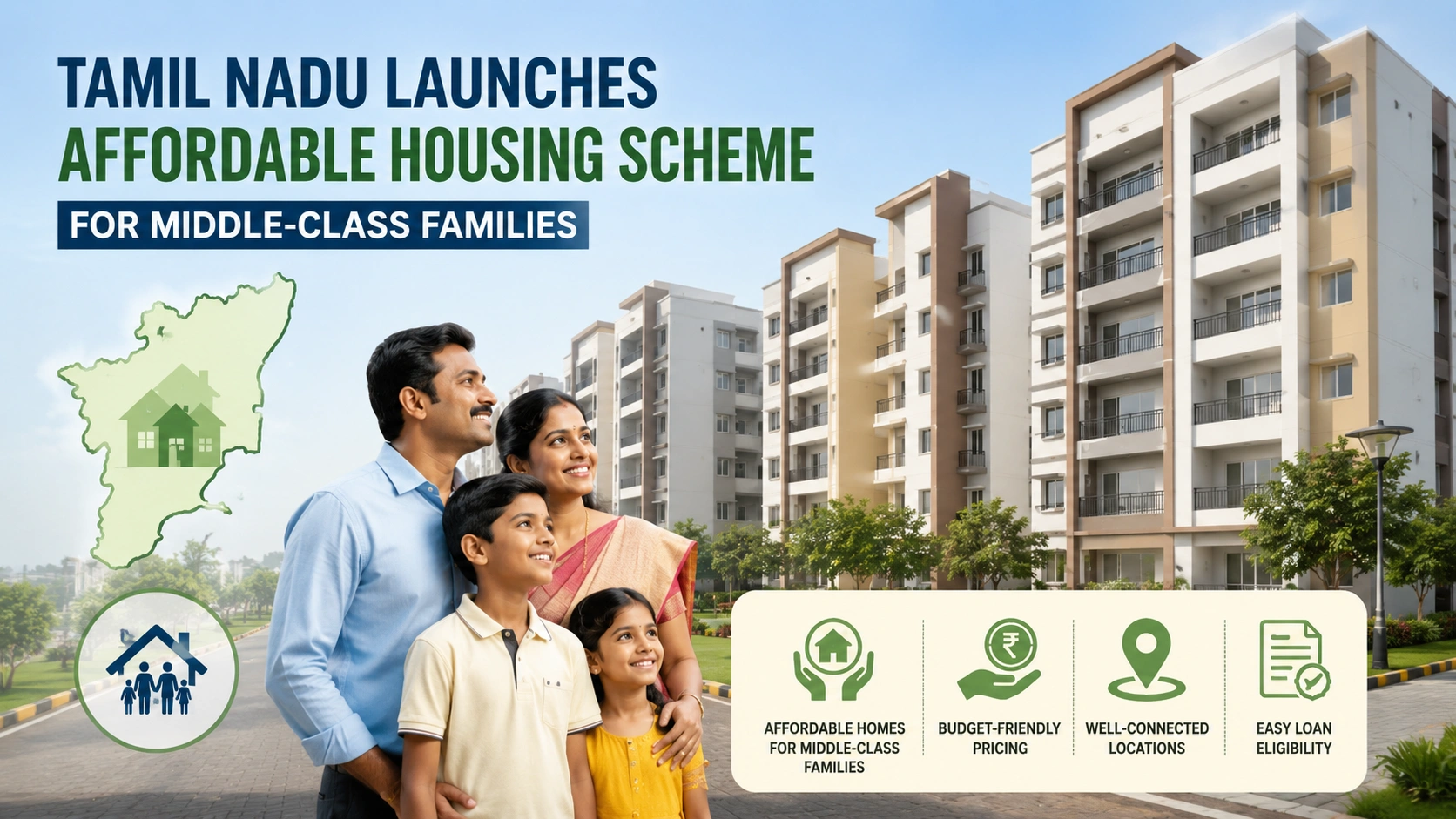Tamil Nadu Launches Affordable Housing Scheme for Middle Class Families