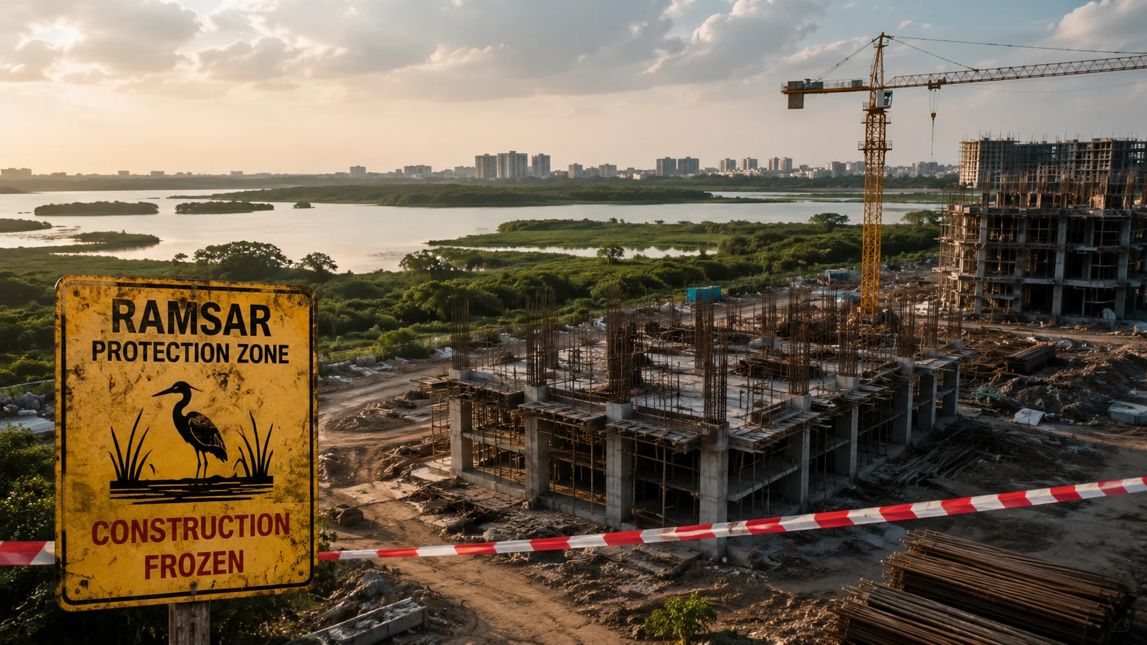 Ramsar Protection Freeze Delays Construction Across South Chennai