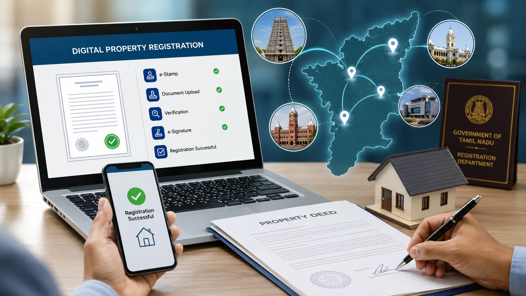 Tamil Nadu Digital Property Registration How the Anywhere Registration System Works