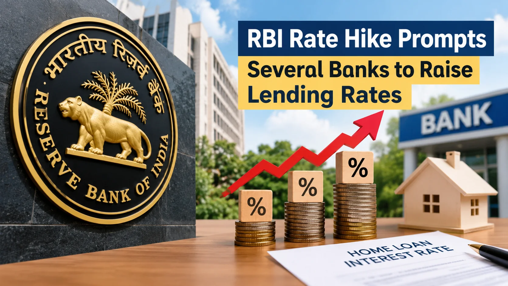 RBI Rate Hike Prompts Several Banks to Raise Lending Rates