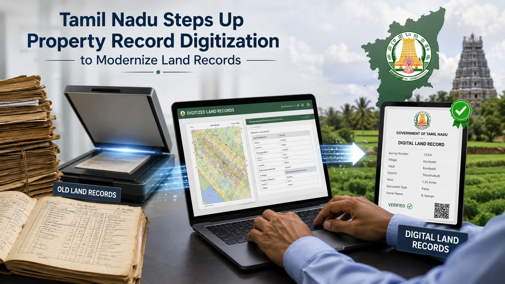Tamil Nadu Steps Up Property Record Digitization to Modernize Land Records
