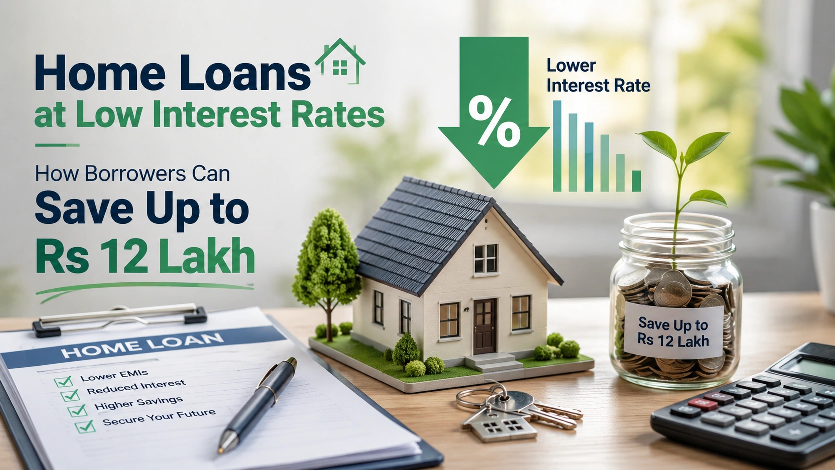 Home Loans at Low Interest Rates How Borrowers Can Save Up to Rs 12 Lakh