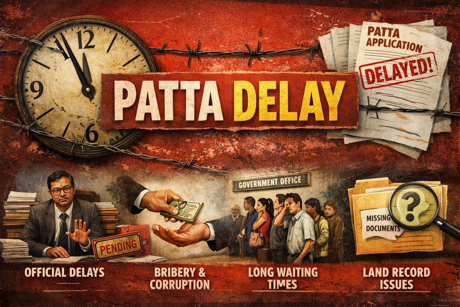 Patta Delay Sparks Poll Boycott Threat