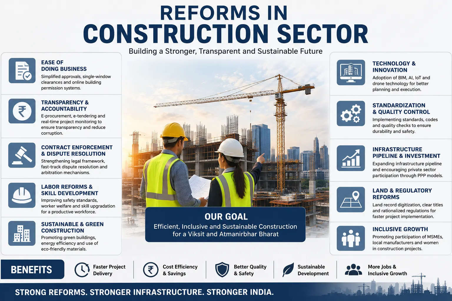 Construction Infra Sector Needs Immediate Reforms