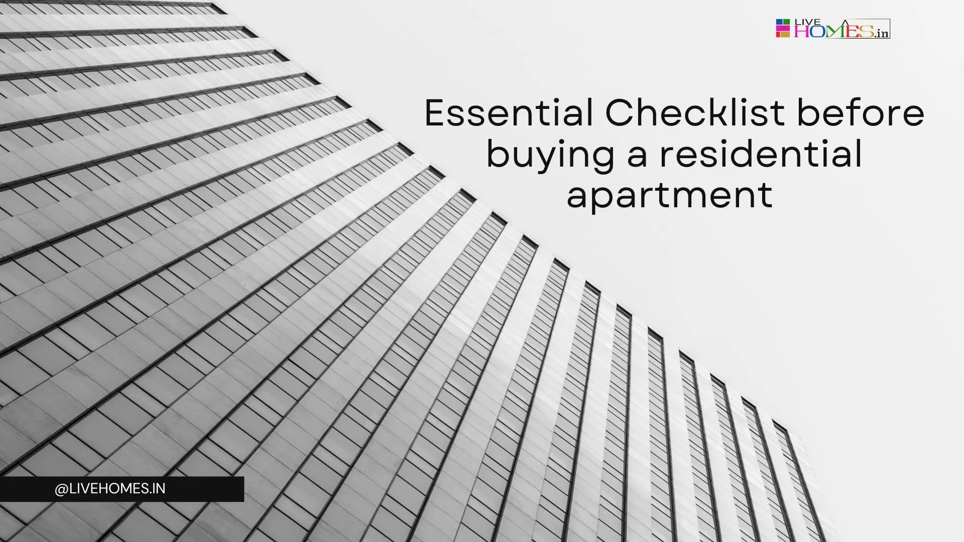 Essential Checklist Before Buying a Residential Apartment in Chennai