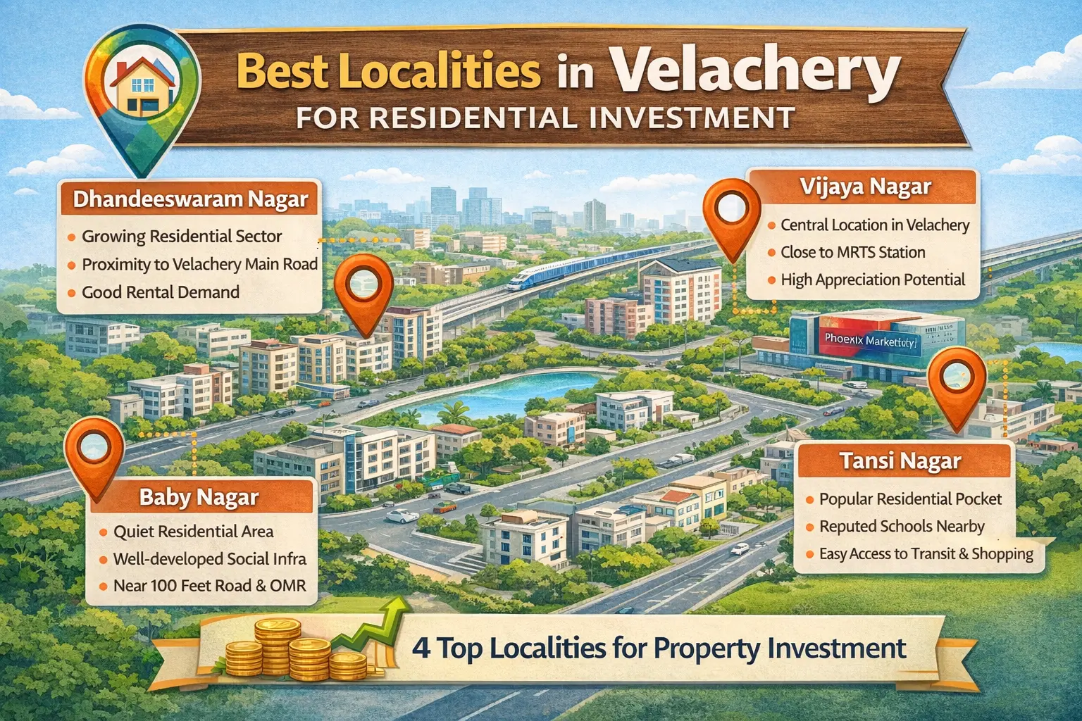 Best Localities in Velachery for Residential Living